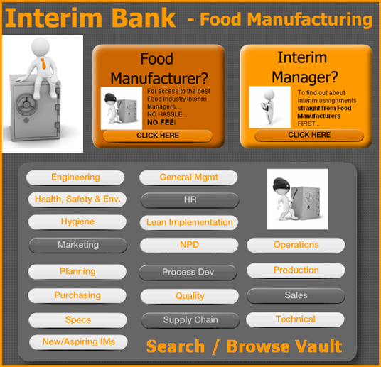 interim jobs food industry